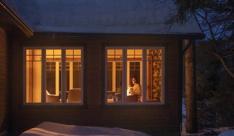 A Hydro-Québec customer who reduces her electricity consumption during a winter peak