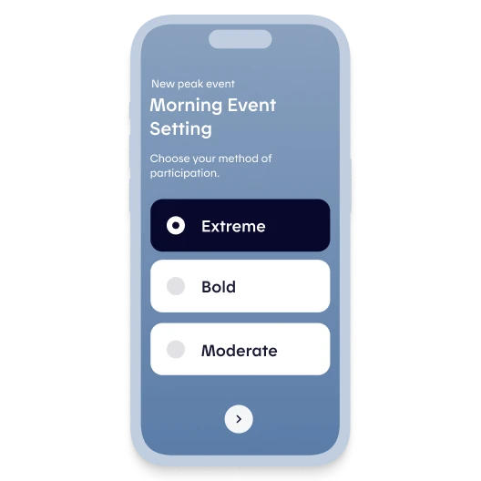 The Hilo app lets you choose your participation mode