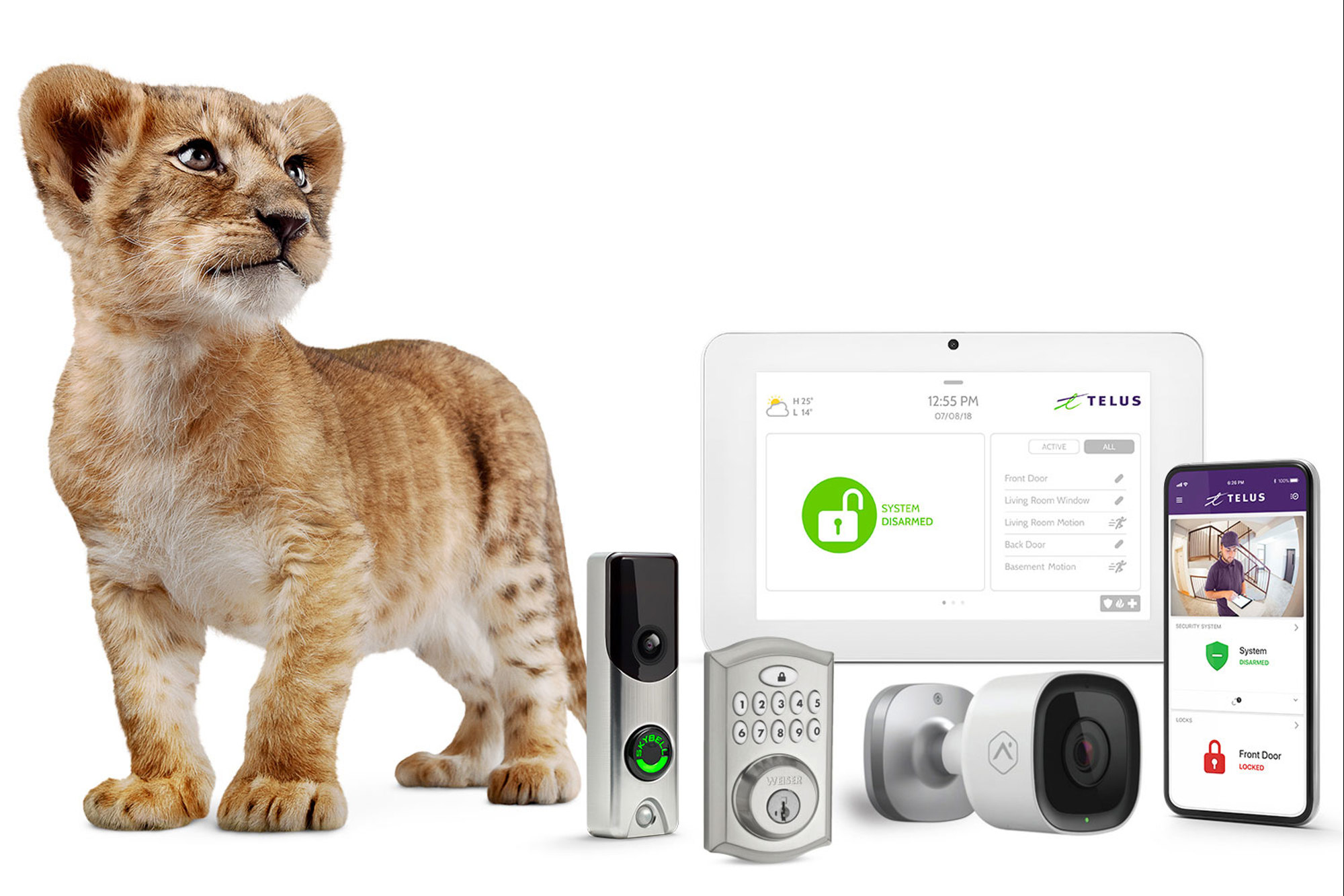 Combine TELUS SmartHome Security and Hilo