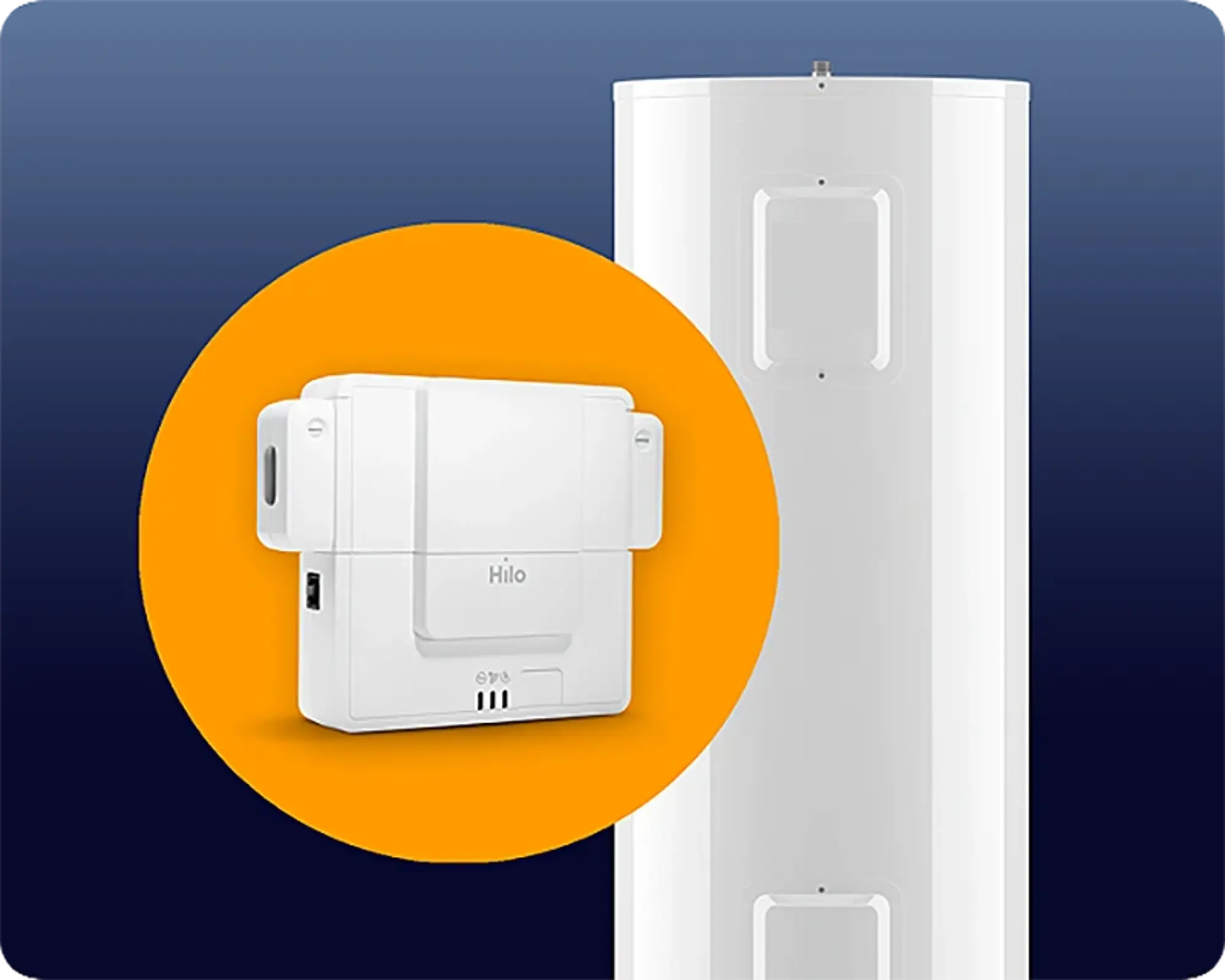 le contrôleur intelligent Hilo et un chauffe-eau