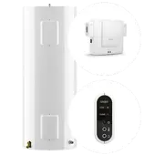 2 contrôleurs intelligents pour chauffe-eau et un chauffe-eau