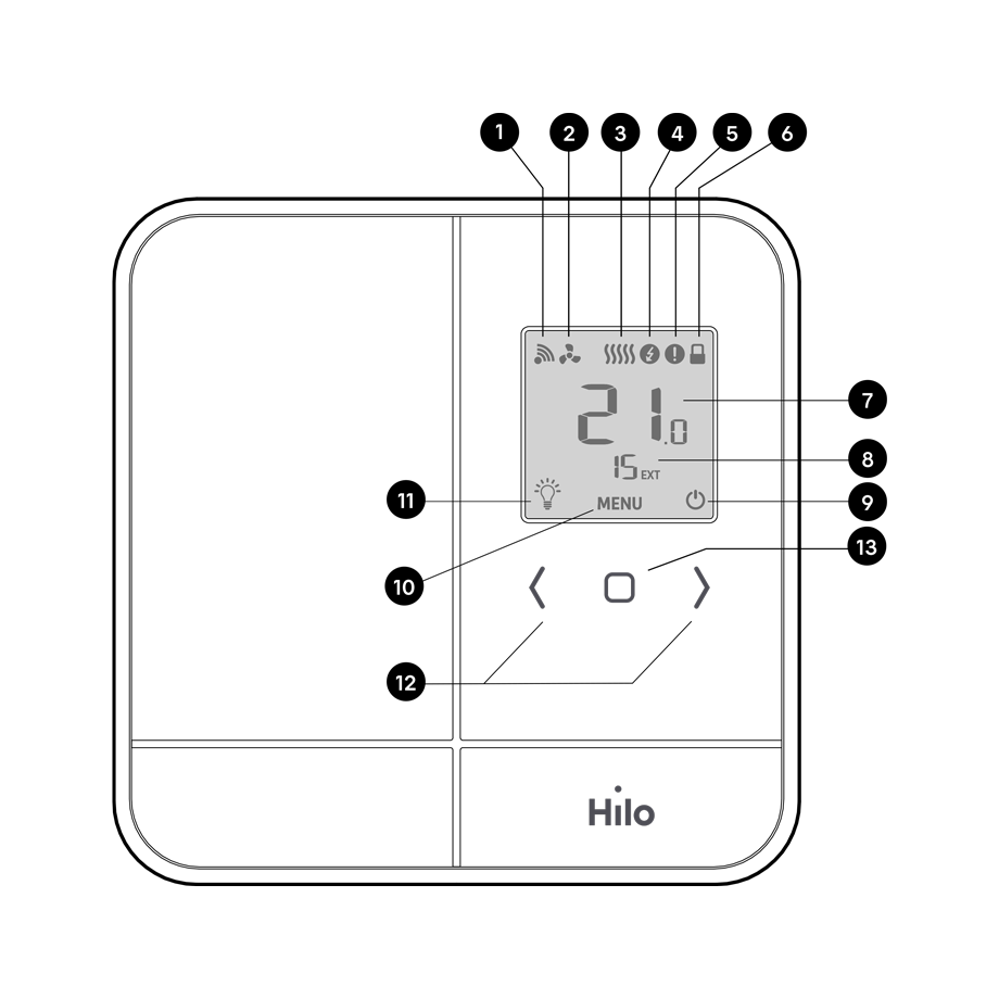 Hilo smart thermostat