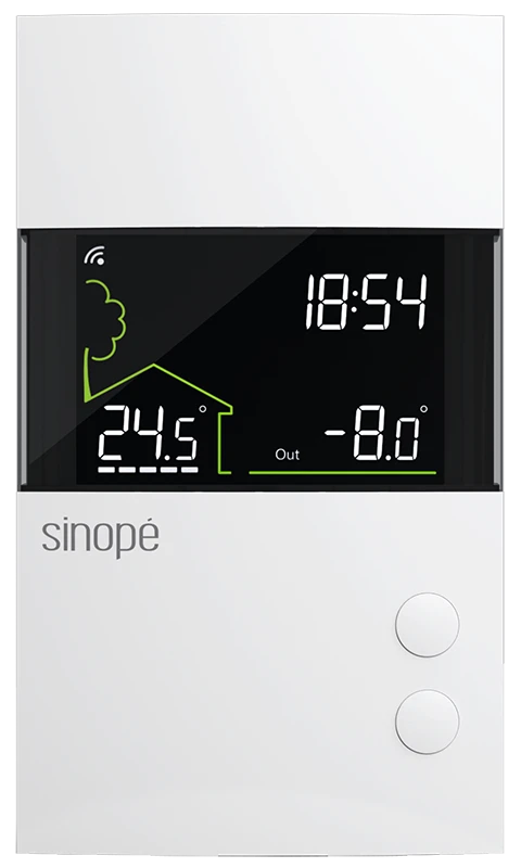Thermostat intelligent Sinopé TH1300ZB pour plancher chauffant électrique 3600W